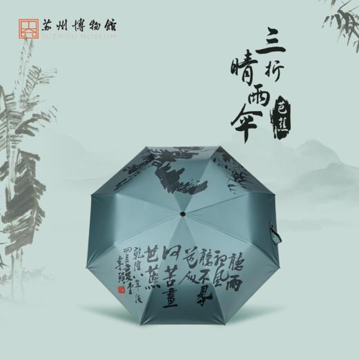 苏州博物馆 芭蕉/雨竹三折晴雨伞 商品图1