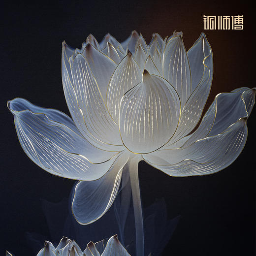 铜师傅 手工錾刻 铜雕画 花卉系列 客厅玄关沙发背景墙装饰画 商品图4