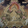 铜师傅 手工錾刻 唐卡铜雕画《文殊菩萨之二》 商品缩略图4
