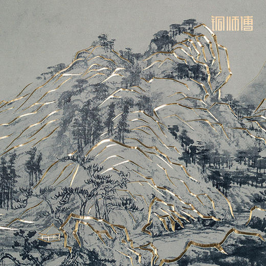 铜师傅 手工錾刻 铜雕画《元代 黄公望 富春山居图》背景画 商品图4