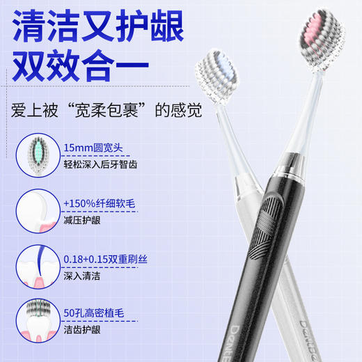 【班博士宽头牙刷 】宽头速刷 智齿/牙缝全覆盖 0.15mm超细软毛，护龈不伤牙  商品图4