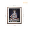 铜师傅 手工錾刻 铜雕画《水月观音（桌面）》客厅桌面装饰画 商品缩略图5
