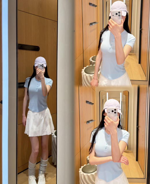 越南产26Lu家Hold Tight女士亨利短袖T恤041303 商品图14