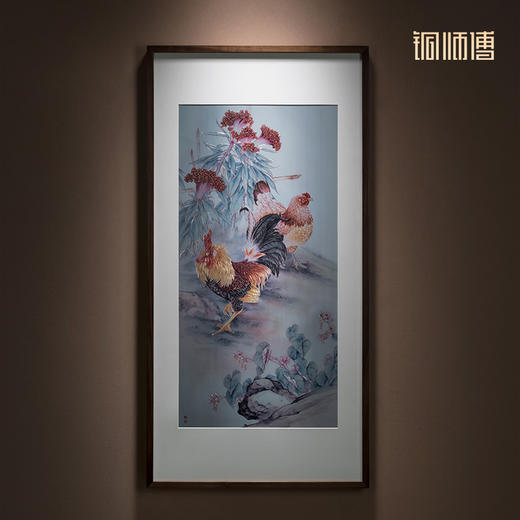 铜师傅 铜雕画《大吉大利 系列》玄关沙发背景墙装饰画 商品图2