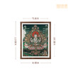 铜师傅 手工錾刻 唐卡铜雕画《四臂观音》 商品缩略图6
