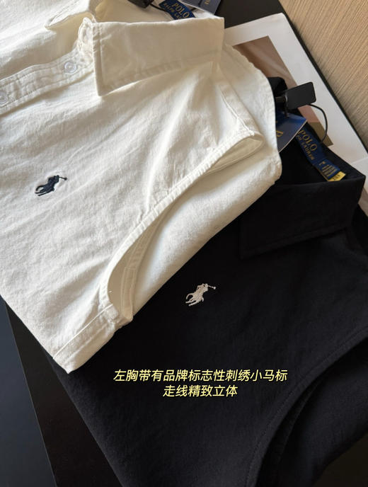 拉夫两色翻领无袖衬衫0428 商品图6
