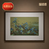 铜师傅 手工錾刻 铜雕画《千里江山 长方形》客厅背景墙装饰挂画 商品缩略图2
