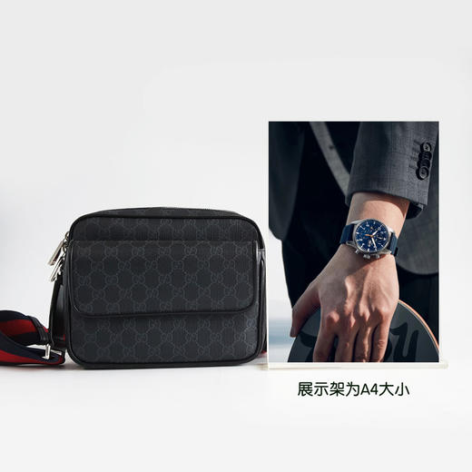 【95新】古驰795479黑老花双G纹相机包单肩斜挎包200426NJS13 商品图7