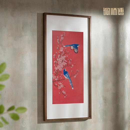 铜师傅 手工錾刻 铜雕画《喜上枝头》 商品图3
