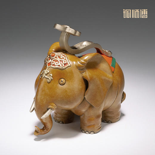 铜师傅 全铜摆件《吉象如意》 铜工艺品 家居饰品 礼品 摆件 商品图2