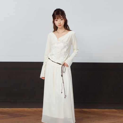 温柔风立体花朵套装裙-纪念日百货门店同款171145714 商品图0