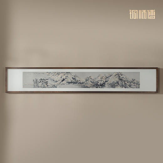 铜师傅 手工錾刻 铜雕画《元代 黄公望 富春山居图》背景画 商品图2