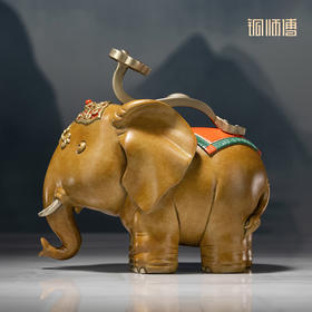 铜师傅 全铜摆件《吉象如意》 铜工艺品 家居饰品 礼品 摆件