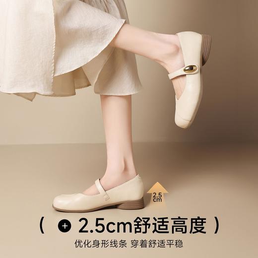 ZHR方圆头平底玛丽珍2026夏季新款显瘦百搭时尚单鞋软底舒适女鞋 商品图2