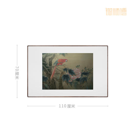 铜师傅 手工錾刻 铜雕画《醉眼看花》 商品图6