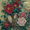 铜师傅 手工錾刻 铜雕画《花香满园》客厅玄关沙发背景墙装饰画 商品缩略图4