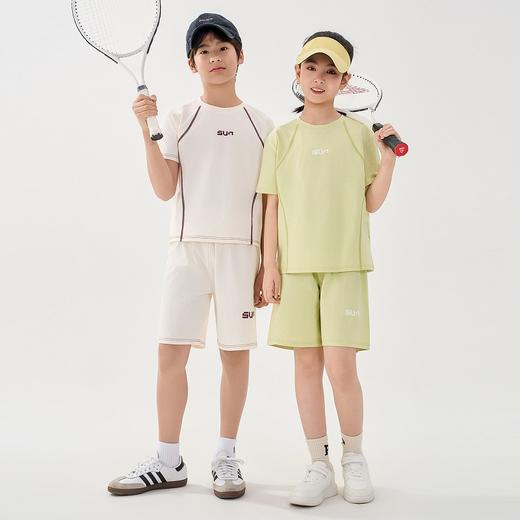 2套起拍5折！单套不发货！【夏季童装丨儿童夏季户外运动套装】面料亲肤透气不闷汗，3D立体剪裁，版型挺括耐穿，久洗不易变形，适合多场景穿搭 商品图4