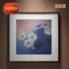 铜师傅 手工錾刻 铜雕画《恋歌》客厅玄关画沙发背景墙装饰画