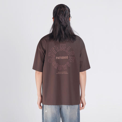 烫珠印花短袖T恤 商品图3