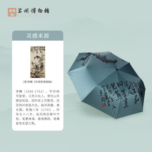 苏州博物馆 芭蕉/雨竹三折晴雨伞 商品图2