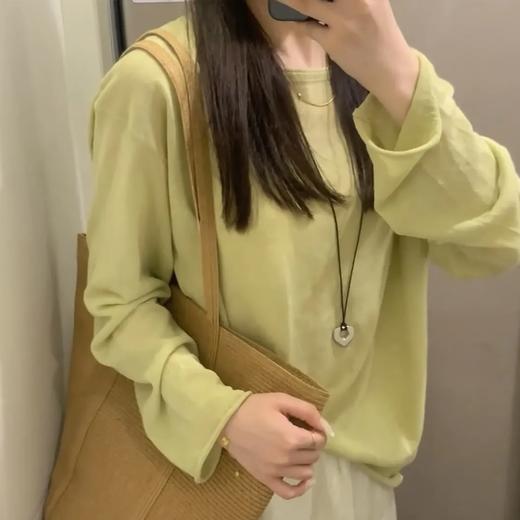 柠檬黄+克莱茵蓝亚麻卷边衫 | 很显白的一款，柔和的色调显白且不挑肤色【3-5天发货】 商品图1