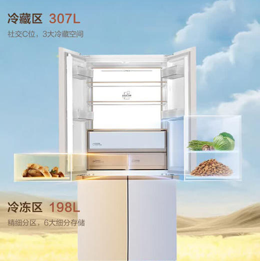 海尔（Haier）冰箱 BCD-505WGHTD1BNXU1 商品图5