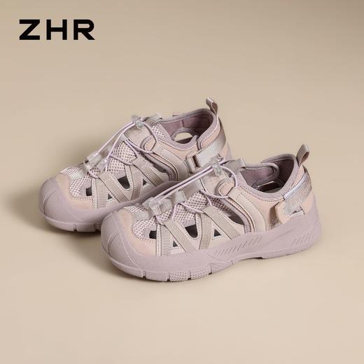 ZHR透气镂空户外休闲鞋增高软底女鞋夏季新款徒步丑萌防滑运动鞋 商品图5