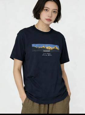 中国限定montbell短袖西藏希夏邦马峰限量版
