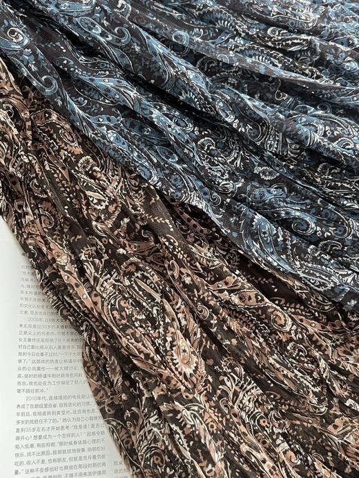 巴塞光影"流浪"伞裙 | 显瘦、梨形，微胖的本命藏肉裙，自带复古电影画报感的印花半身裙！ 商品图5