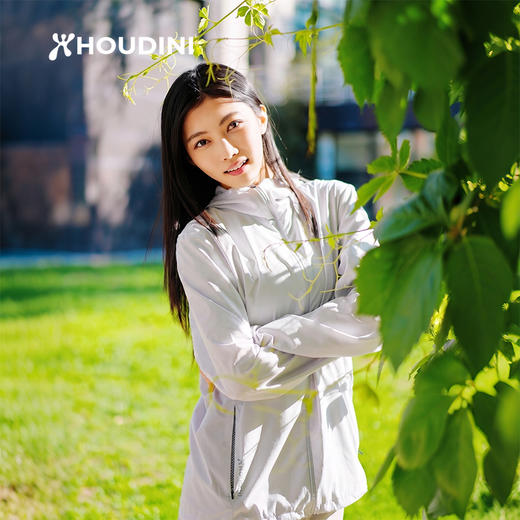 HOUDINI胡丁尼Pace Trail疾速户外26春夏新女连帽跑步轻防风外套 810061 商品图1