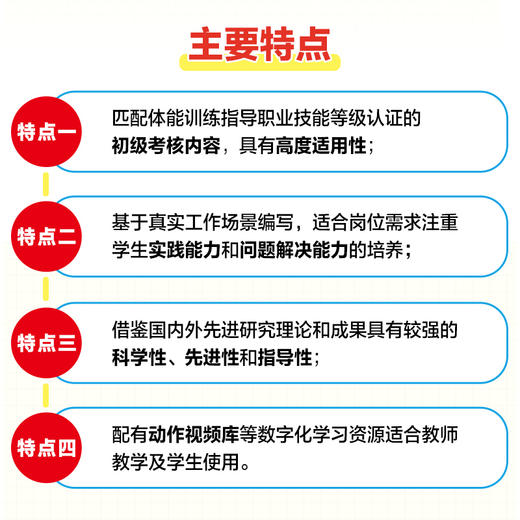 体能训练指导 初级 体育1+X职业技能等级认证参考教材 商品图1