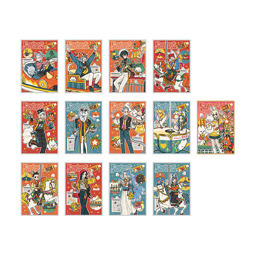 《非人哉官方店》青春乐园色纸盲盒触感膜UV动漫周边签绘板收藏摆件 商品图4