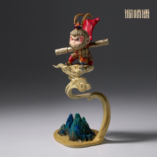 铜师傅《悟空之自在英雄》桌面齐天大圣铜摆件 家居装饰工艺品 商品图2