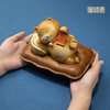 铜师傅 全铜摆件《躺赚》 铜工艺品 家居饰品 礼品 招财猫摆件 商品缩略图4