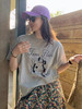 西遇卡通小狗印花短袖T恤女2026夏季新款韩系慵懒风百搭纯棉上衣SS060366 商品缩略图2