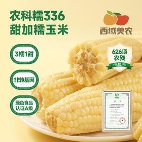 西域美农内蒙古白甜糯玉米280g*7根  中通