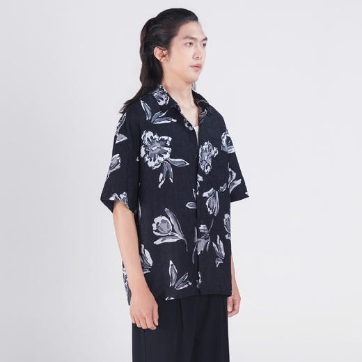 短袖印花衬衫 商品图1