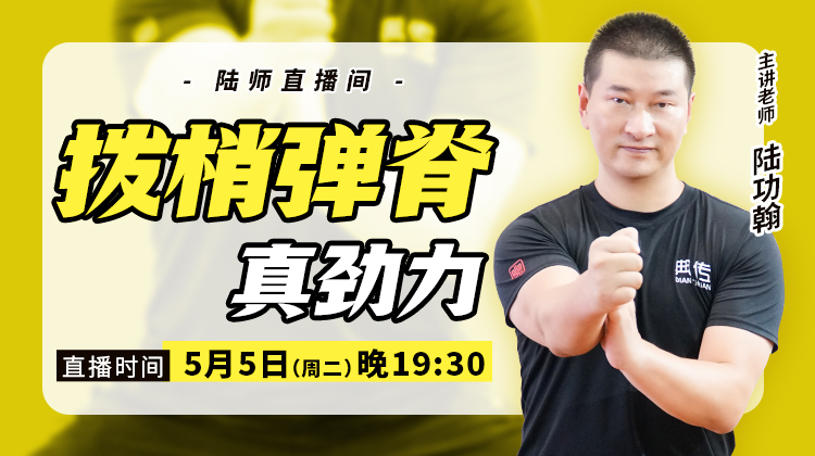 【5月5日】拨梢弹脊 真劲力