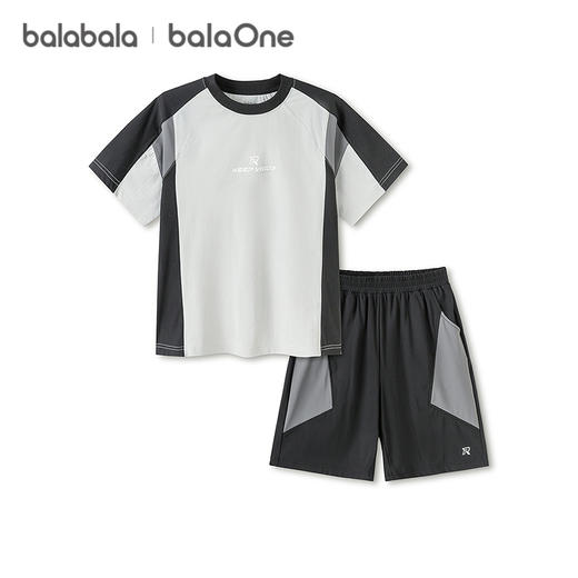 【balaOne】巴拉巴拉男童短袖套装儿童两件套2026新款春夏装速干 商品图4