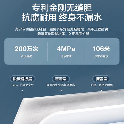 海尔（Haier）热水器 EC6003HD-BKCPROKAU1 商品图6