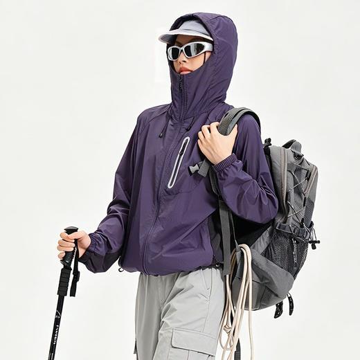 多威户外防晒防风轻薄连帽外套超轻薄夏季跑步服轻便排汗2662017 商品图1