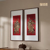 铜师傅 手工錾刻《门神纳福（一对）》客厅玄关画沙发背景墙挂画 商品缩略图2