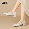 ZHR则则时尚气质玛丽珍鞋方头女鞋2026新款百搭轻便粗跟浅口单鞋 商品缩略图4