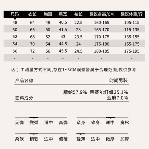 含莱赛尔短袖针织POLO衫夏季男商务休闲修身薄款/26312 商品图4
