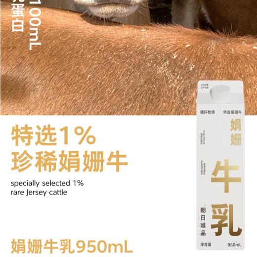 朝日唯品娟珊牛乳950ml 商品图1