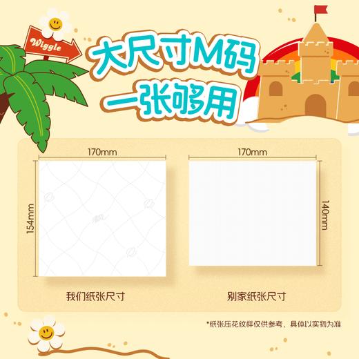 【官方自营】清风wiggle联名抽纸M码4层80抽6包厚柔亲肤纸巾 商品图3