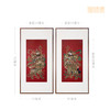 铜师傅 手工錾刻《门神纳福（一对）》客厅玄关画沙发背景墙挂画 商品缩略图6