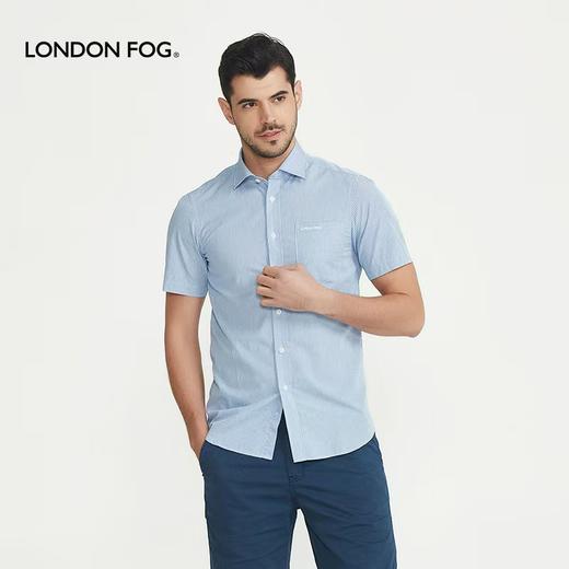 【直发】LONDONFOG全棉单袋格子短袖衬衣﹣LS15WH116 商品图1