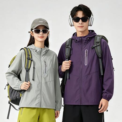 多威户外防晒防风轻薄连帽外套超轻薄夏季跑步服轻便排汗2662017 商品图4
