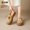 【5CM增高】ZHR则则编织玛丽珍包头拖女26夏新款显瘦百搭凉拖鞋 商品缩略图6
